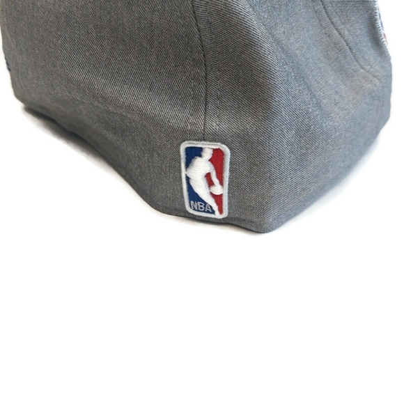 59Fifty Size 7 3/8 New Era Philadelphia 76ers Fitted Hat Cap Draft Series Gray - Picture 4 of 6